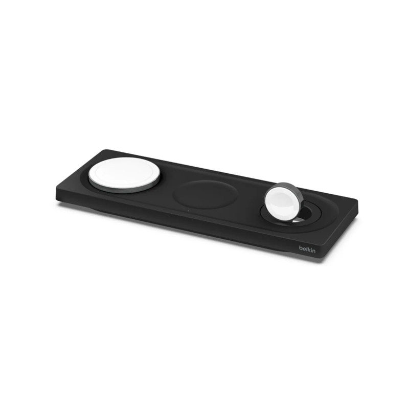 Belkin Boost Charge Pro 3-In-1 Magsafe Wireless Charger - Black - شاحن